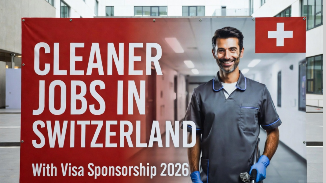 Cleaner Jobs in Switzerland with Visa Sponsorship 2026