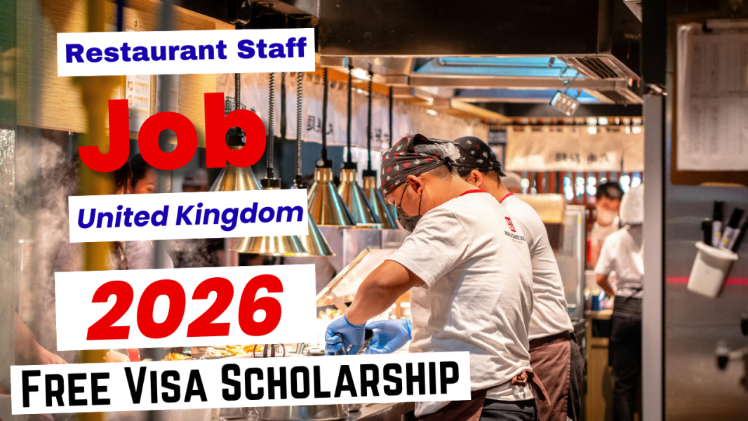 Restaurant Jobs in United Kingdom 2026 | Free Visa Sponsorship Guide Salary: £1,800 to £3,500 GBP per month